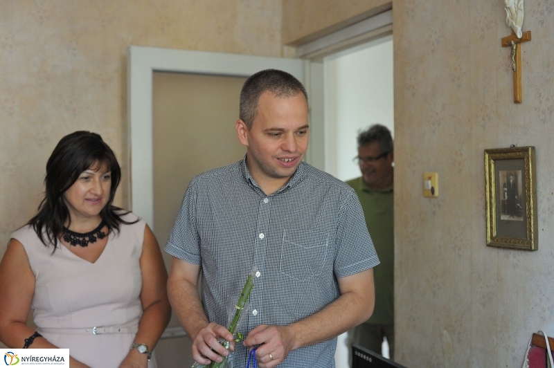 Szépkorú köszöntése - Csabai Mihályné