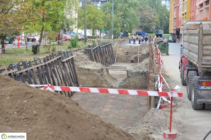 Helyszíni bejárás a Szántó Kovács János utcán - fotó Szarka Lajos