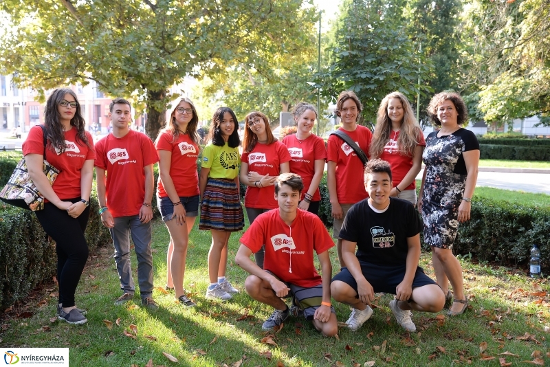 Cserediákok fogadása a Városházán