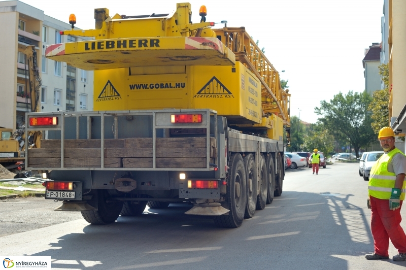 Munkálatok a Szántó Kovács János utcán I - fotó Szarka Lajos