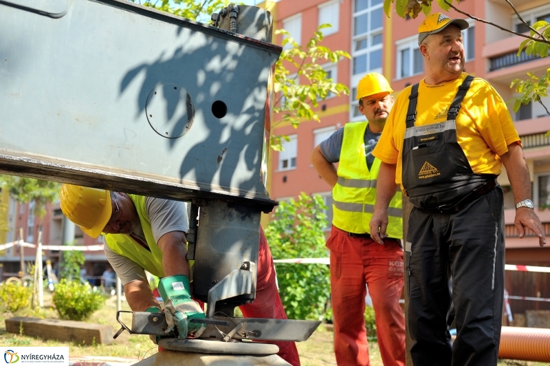 Munkálatok a Szántó Kovács János utcán I - fotó Szarka Lajos