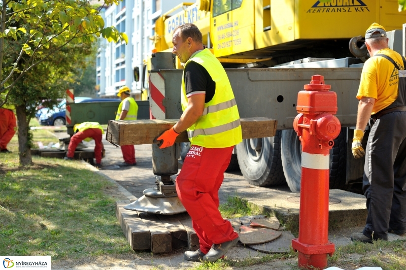 Munkálatok a Szántó Kovács János utcán I - fotó Szarka Lajos