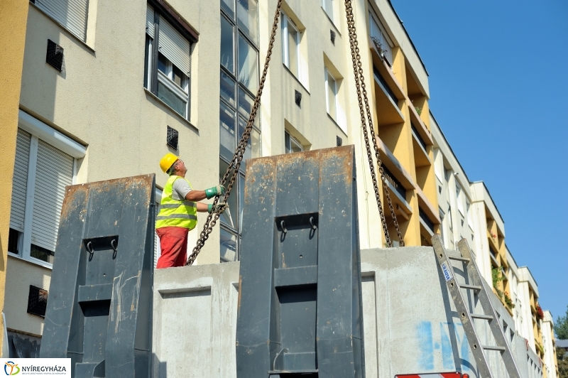 Munkálatok a Szántó Kovács János utcán I - fotó Szarka Lajos