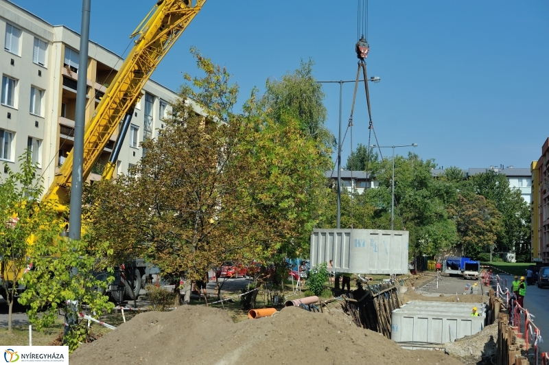 Munkálatok a Szántó Kovács János utcán I - fotó Szarka Lajos