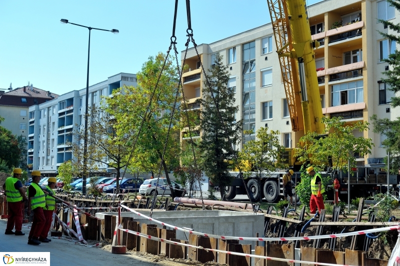 Munkálatok a Szántó Kovács János utcán I - fotó Szarka Lajos