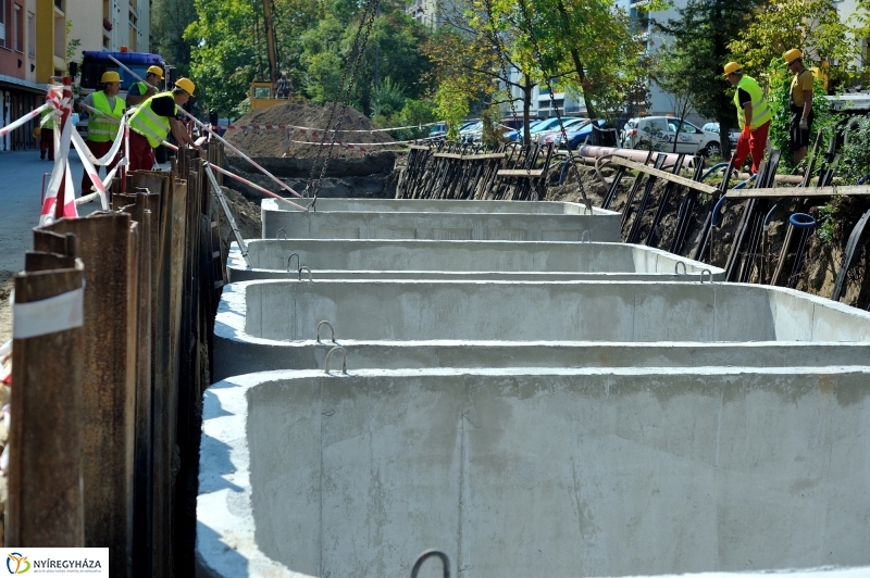 Munkálatok a Szántó Kovács János utcán I - fotó Szarka Lajos