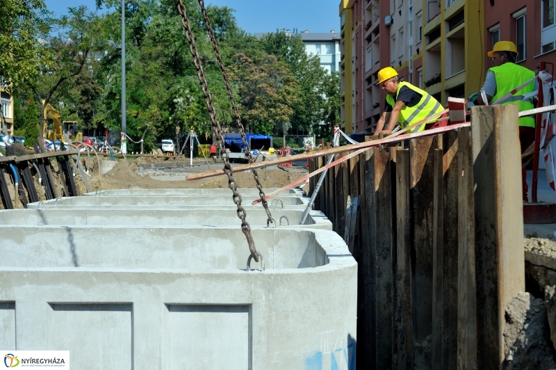 Munkálatok a Szántó Kovács János utcán I - fotó Szarka Lajos