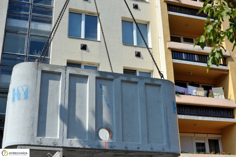 Munkálatok a Szántó Kovács János utcán I - fotó Szarka Lajos