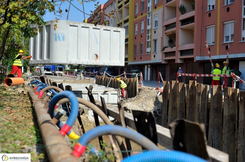 Munkálatok a Szántó Kovács János utcán I - fotó Szarka Lajos