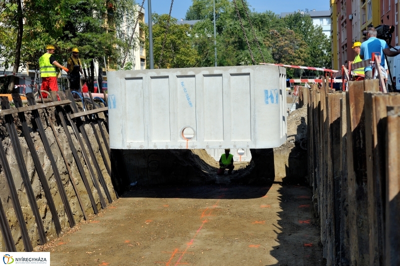 Munkálatok a Szántó Kovács János utcán I - fotó Szarka Lajos