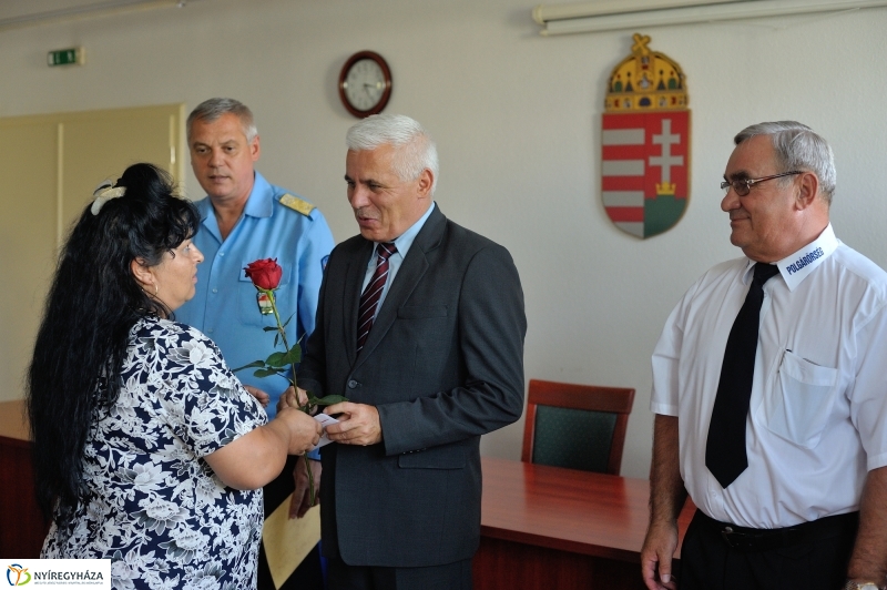 Elismerés a polgárőröknek - fotó Szarka Lajos