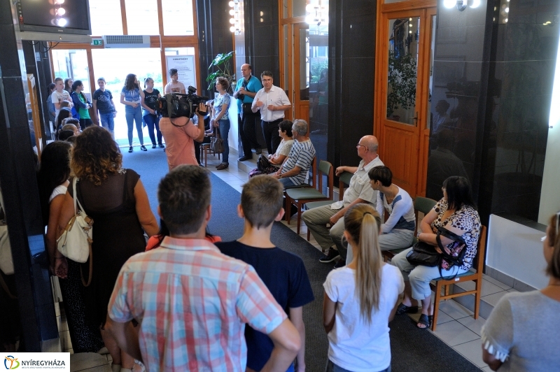 Nyitott Városháza Jászai Menyhért vezetésével - fotó Szarka Lajos