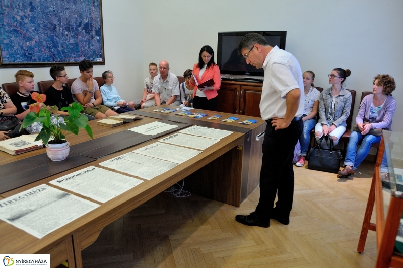 Nyitott Városháza Jászai Menyhért vezetésével - fotó Szarka Lajos