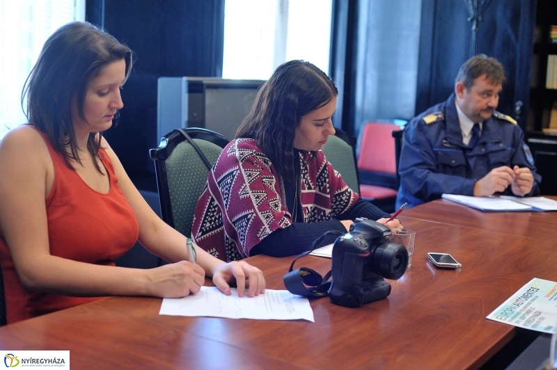 Autómentes nap sajtótájékoztató - fotó Szarka Lajos