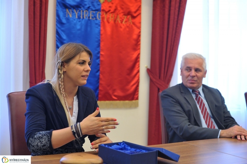 Olimpikonok a Városházán - fotó Szarka Lajos