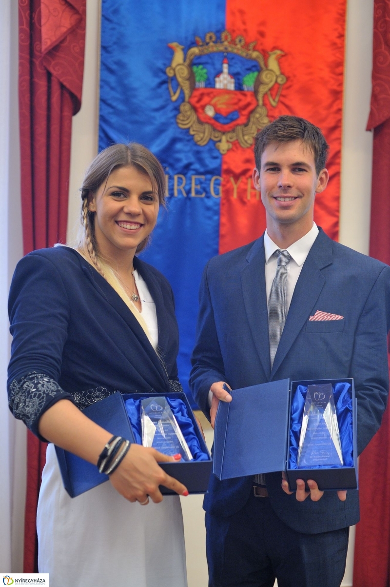 Olimpikonok a Városházán - fotó Szarka Lajos