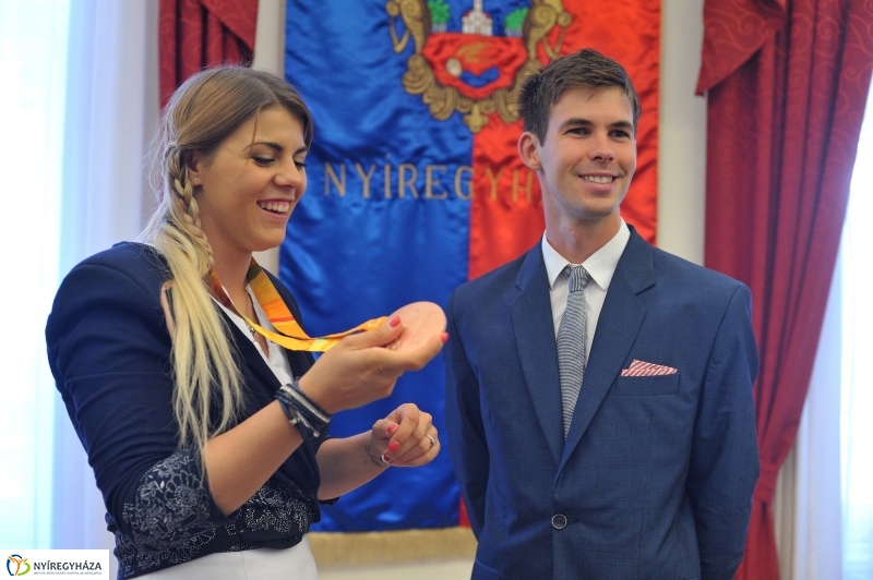 Olimpikonok a Városházán - fotó Szarka Lajos