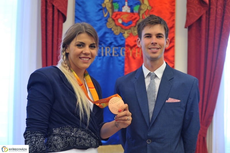 Olimpikonok a Városházán - fotó Szarka Lajos