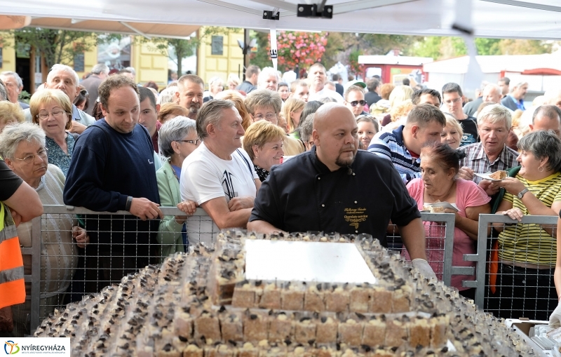 Tortavágás és eredményhirdetés a Tirpák Fesztiválon