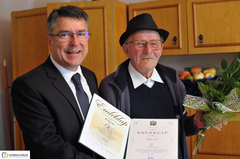 Szépkorú köszöntése Belus Pál - fotó Szarka Lajos