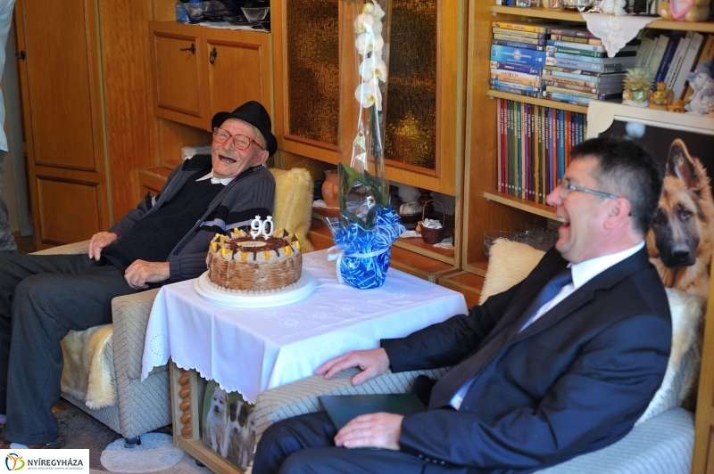 Szépkorú köszöntése Belus Pál - fotó Szarka Lajos