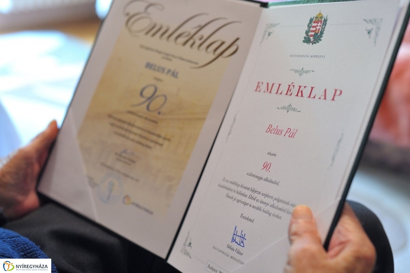 Szépkorú köszöntése Belus Pál - fotó Szarka Lajos