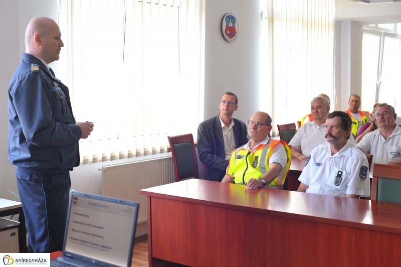 Polgárőrök továbbképzése - fotó Szarka Lajos