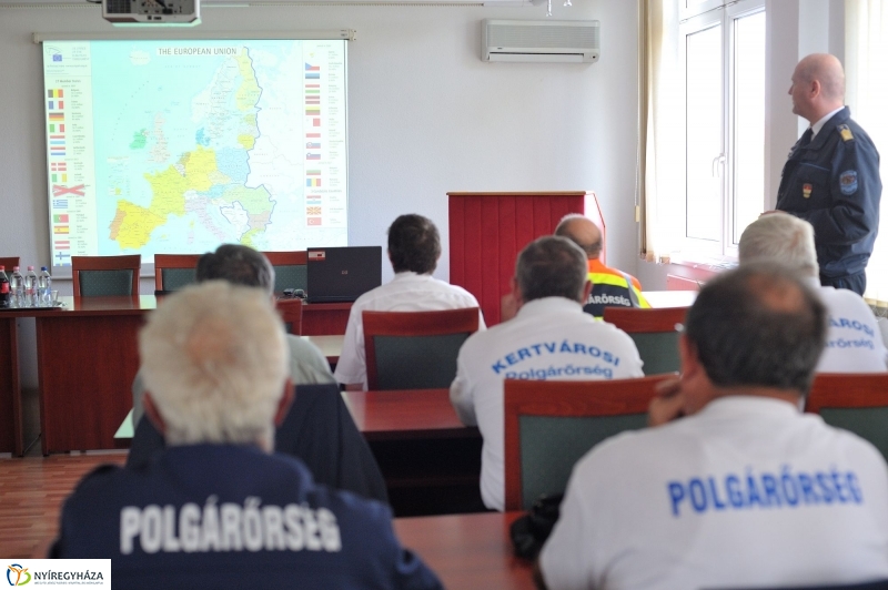 Polgárőrök továbbképzése - fotó Szarka Lajos