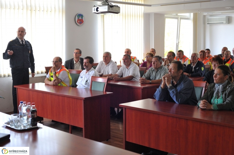 Polgárőrök továbbképzése - fotó Szarka Lajos