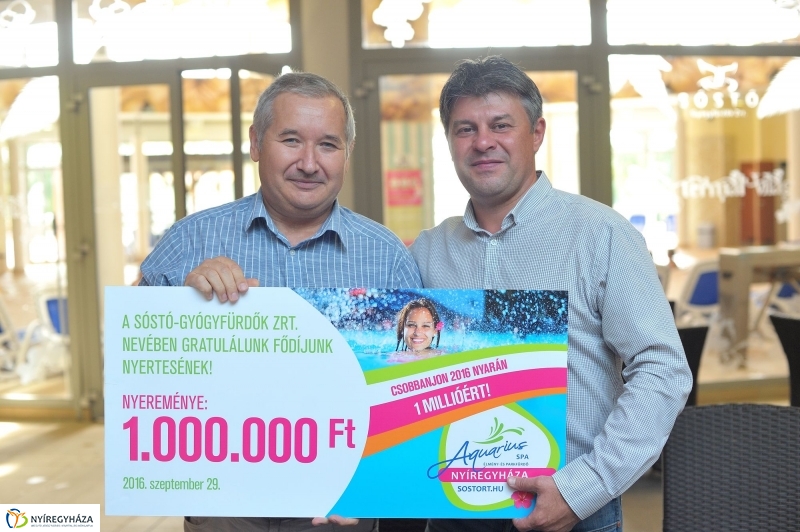 Csobbanjon 1 millióért eredményhirdetése - fotó Szarka Lajos