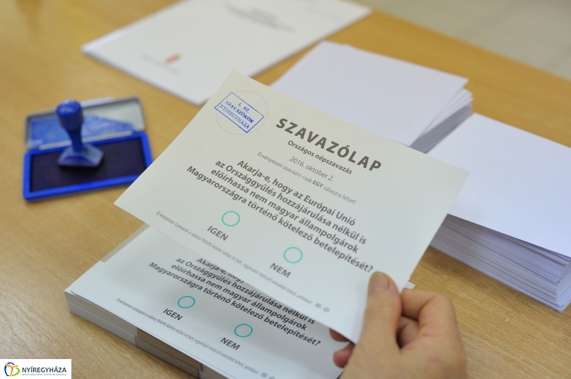 Népszavazás 2016- fotó Szarka Lajos