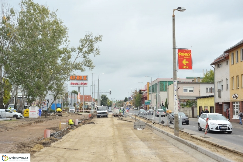 Elkezdődött a beruházás a Szegfű utcán X - fotó Szarka Lajos