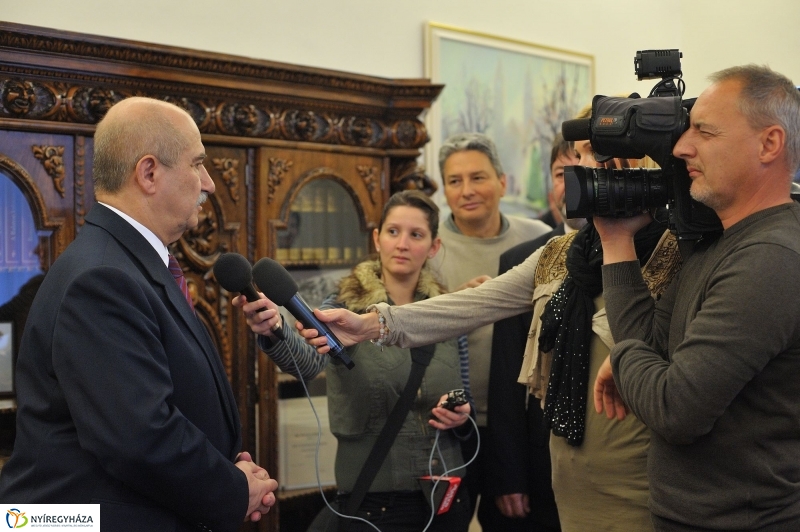 Lengyel delegáció Nyíregyházán - fotó Szarka Lajos