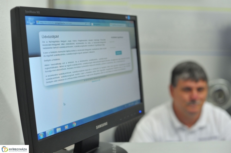 Közterület Felügyeleti iroda Nyíregyházán - fotó Szarka Lajos