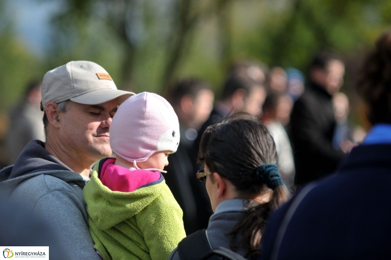 Faültetés az Újélet-fa Ligetben - fotó Szarka Lajos