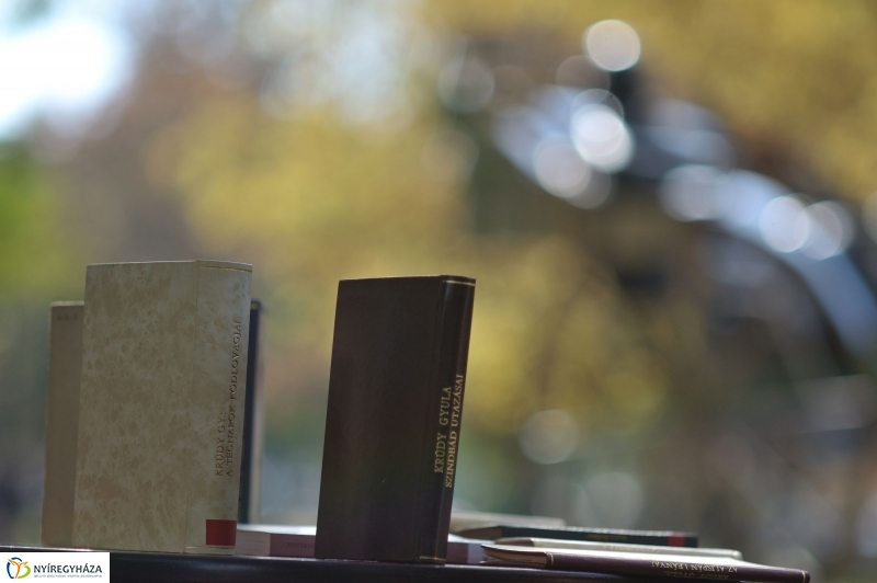 Emlékezés Krúdy Gyula szobránál - fotó Szarka Lajos