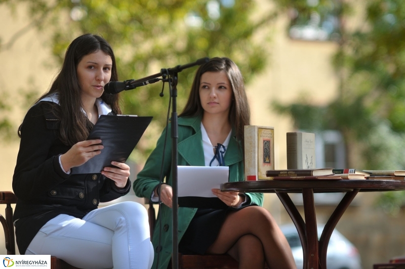 Emlékezés Krúdy Gyula szobránál - fotó Szarka Lajos