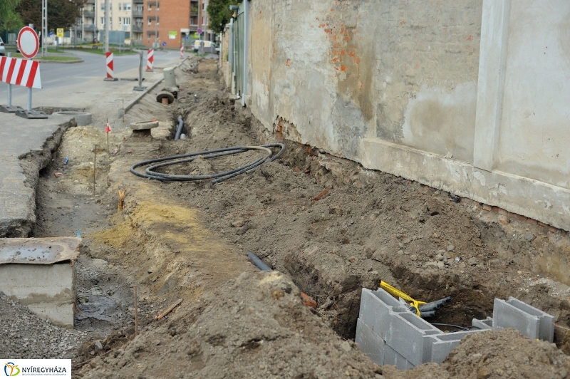 Munkálatok a Kígyó utcán 3 - fotó Szarka Lajos