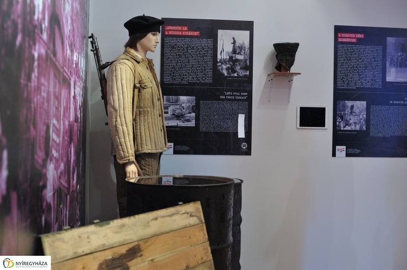 Kiállítás 1956-ról a múzeumban - fotó Szarka Lajos