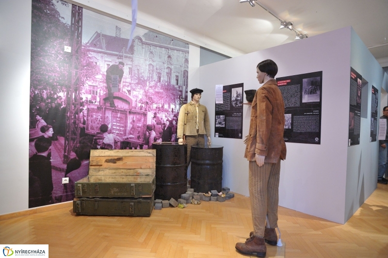 Kiállítás 1956-ról a múzeumban - fotó Szarka Lajos