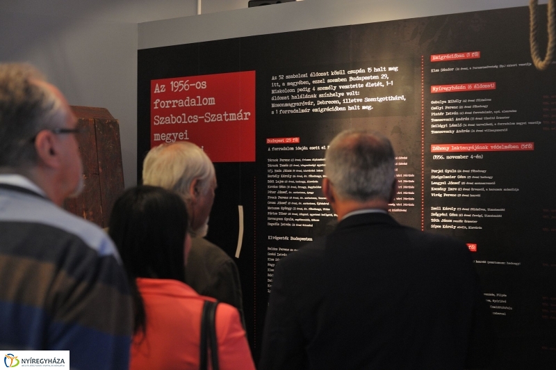 Kiállítás 1956-ról a múzeumban - fotó Szarka Lajos
