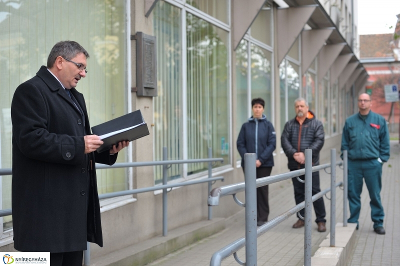 Nyíregyházi elhurcolt postásokra emlékeztek - fotó Szarka Lajos