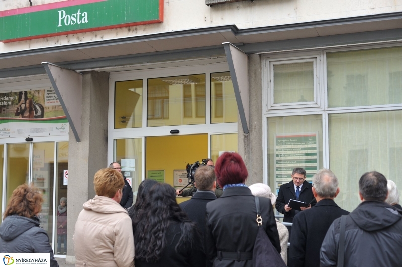 Nyíregyházi elhurcolt postásokra emlékeztek - fotó Szarka Lajos