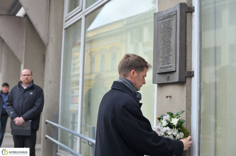 Nyíregyházi elhurcolt postásokra emlékeztek - fotó Szarka Lajos