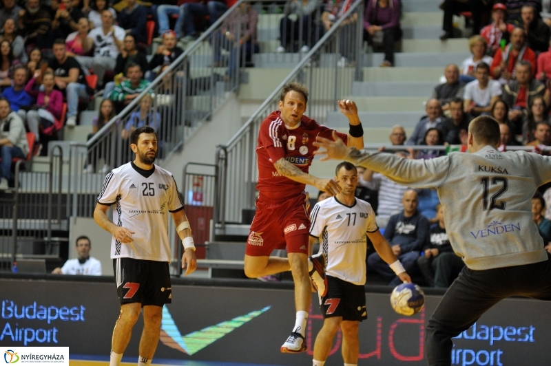 Magyarország-Lettország férfi kézilabda - fotó Szarka Lajos