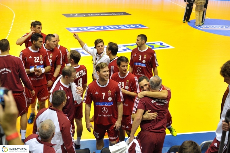 Magyarország-Lettország férfi kézilabda - fotó Szarka Lajos