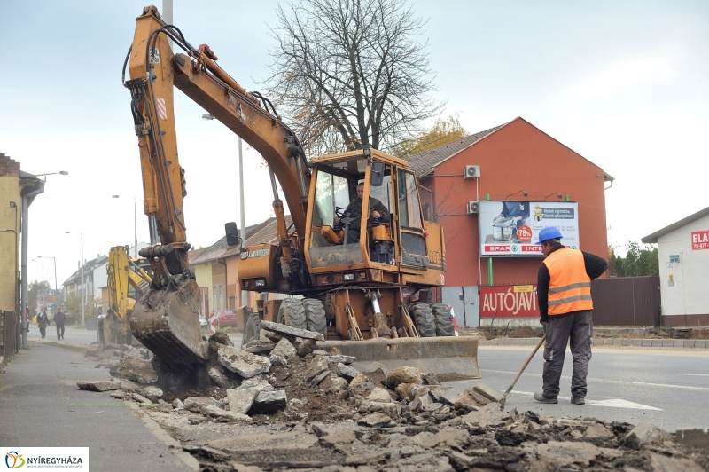 Munkálatok a Kígyó utcán 5 - fotó Szarka Lajos