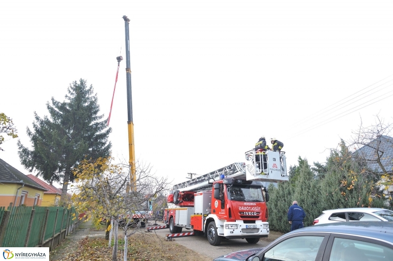 Karácsonyfa érkezett a Kossuth-térre - fotó Szarka Lajos