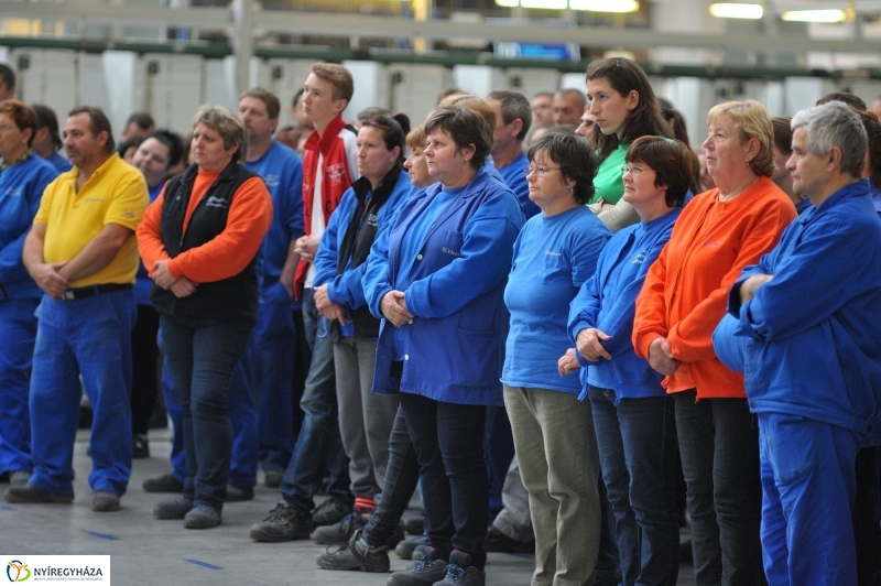 Gyárlátogatás az Electroluxnál - fotó Szarka Lajos