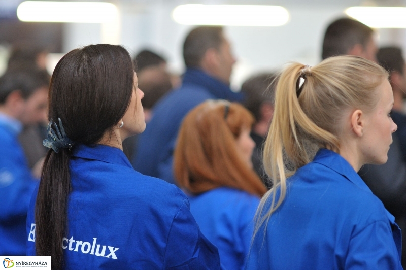 Gyárlátogatás az Electroluxnál - fotó Szarka Lajos